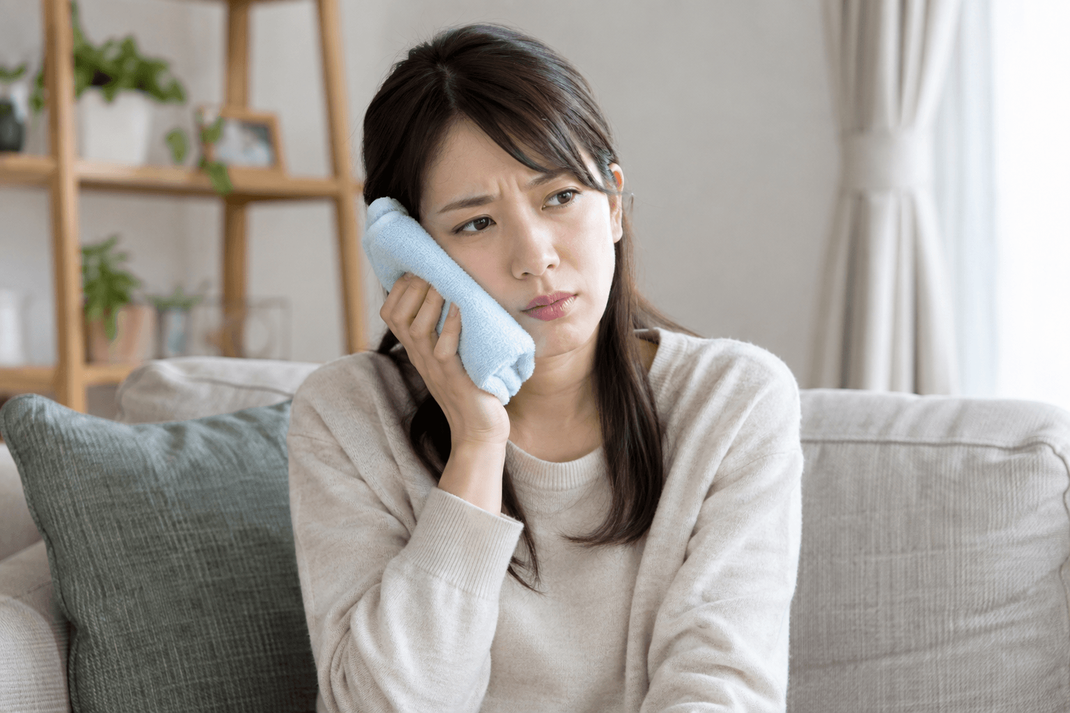 根管治療で痛いときに家庭で対処するイメージ