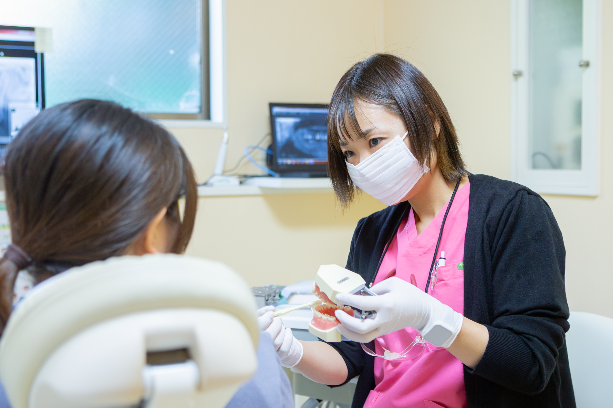 ブラッシング指導